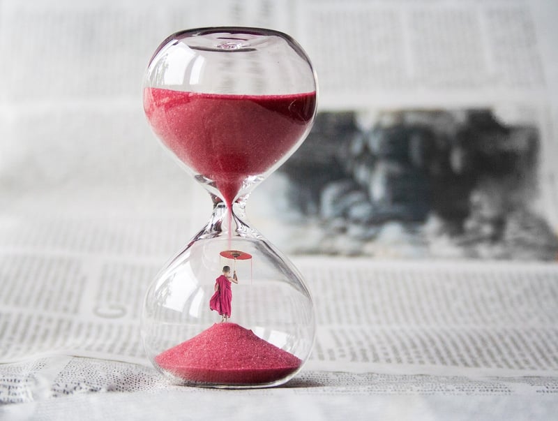 Clock and time concept